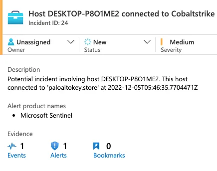 Automated Cobalt Strike alerting from the PrecisionSec feed