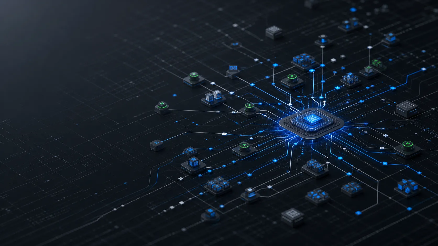 A network of verified threat intelligence signals converging into an organized operational view